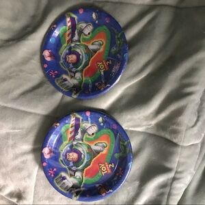 Toy story 2 party plates, 16 plates, six 3/4 diameter, two designs